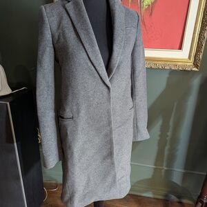 NWOT Aritzia Babaton Stedman Gray Wool and Cashmere Blend Coat XS